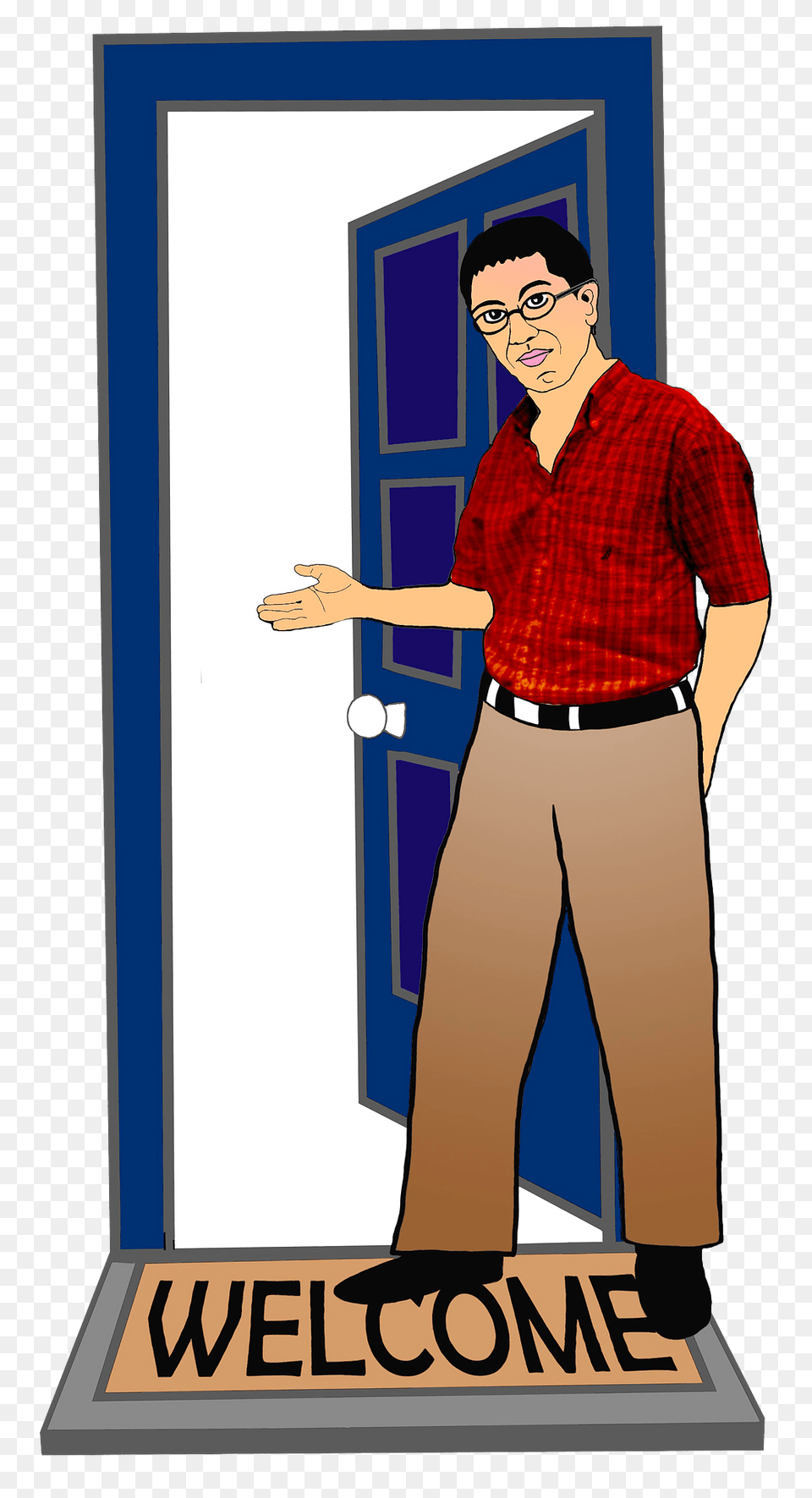 Welcome Clipart, Clothing, Pants, Adult, Male Png