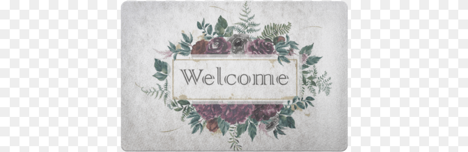 Welcome Door Mat Door Mats, Art, Floral Design, Graphics, Home Decor Free Png Download