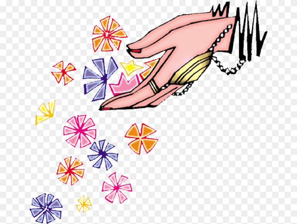 Welcome Hands With Flowers Clipart Welcome Hands, Person, Art, Flower, Plant Free Png