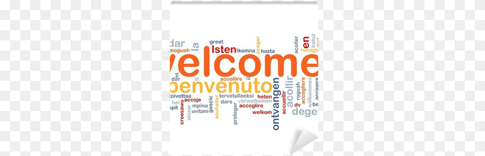 Welcome Languages Background Concept Wall Mural Pixers Welcome In Different Languages, Advertisement, Poster, Text, Paper Free Png Download