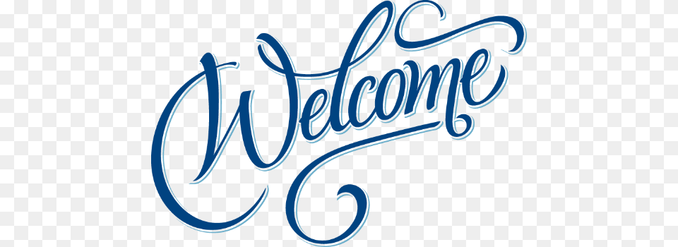 Welcome Text Sign, Calligraphy, Handwriting Png