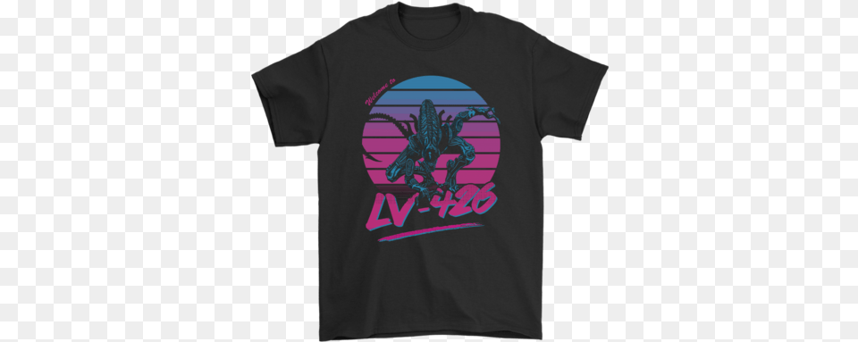 Welcome To Aliens Lv426 Xenomorph Retro Style Shirtsthe Welcome To Lv, Clothing, T-shirt Png