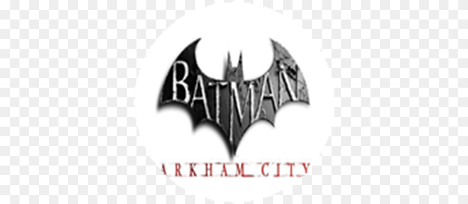 Welcome To Arkham City800 Visits Roblox Batman, Logo, Symbol, Batman Logo, Chandelier Free Png Download