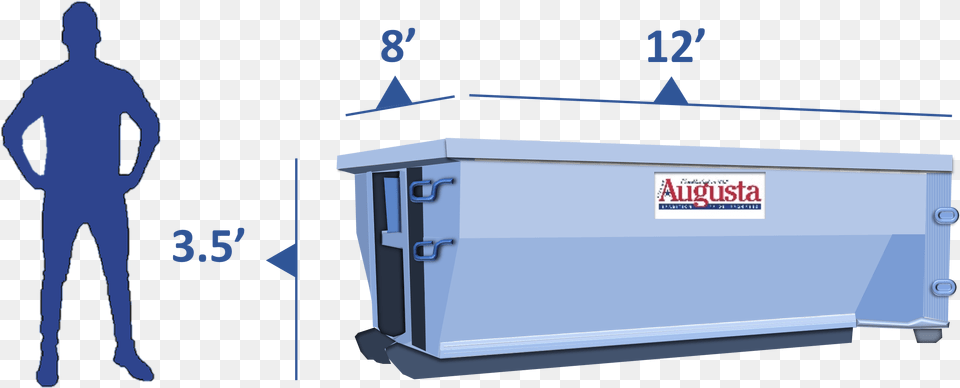 Welcome To Augusta Ks Dumpster, Adult, Person, Outdoors, Man Free Transparent Png