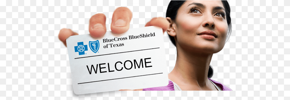 Welcome To Blue Cross Shield Of Texas Blue Cross Blue Shield, Adult, Text, Person, Woman Free Transparent Png
