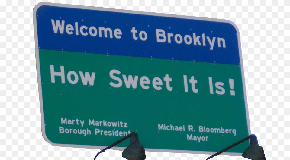 Welcome To Brooklyn Sign Brooklyn New York Sign, Symbol, Road Sign Free Png Download