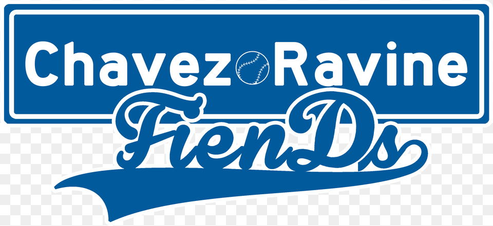 Welcome To Chavez Ravine Fiends Signage, Logo, Text Free Png