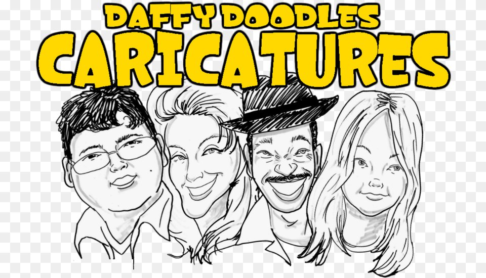Welcome To Daffy Doodles The Home Of Cartoonist And Cartoon, Book, Comics, Publication, People Free Transparent Png