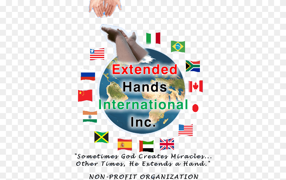 Welcome To Extended Hands International Inc Nonprofit Organization, Advertisement, Poster, Chart, Plot Png Image