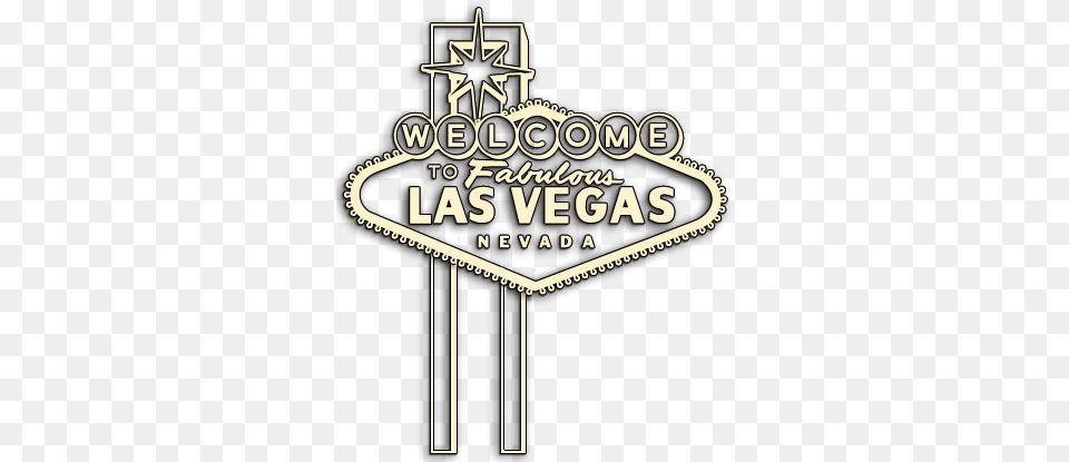 Welcome To Fabulous Las Vegas Sign Las Vegas Gold, Logo Free Transparent Png