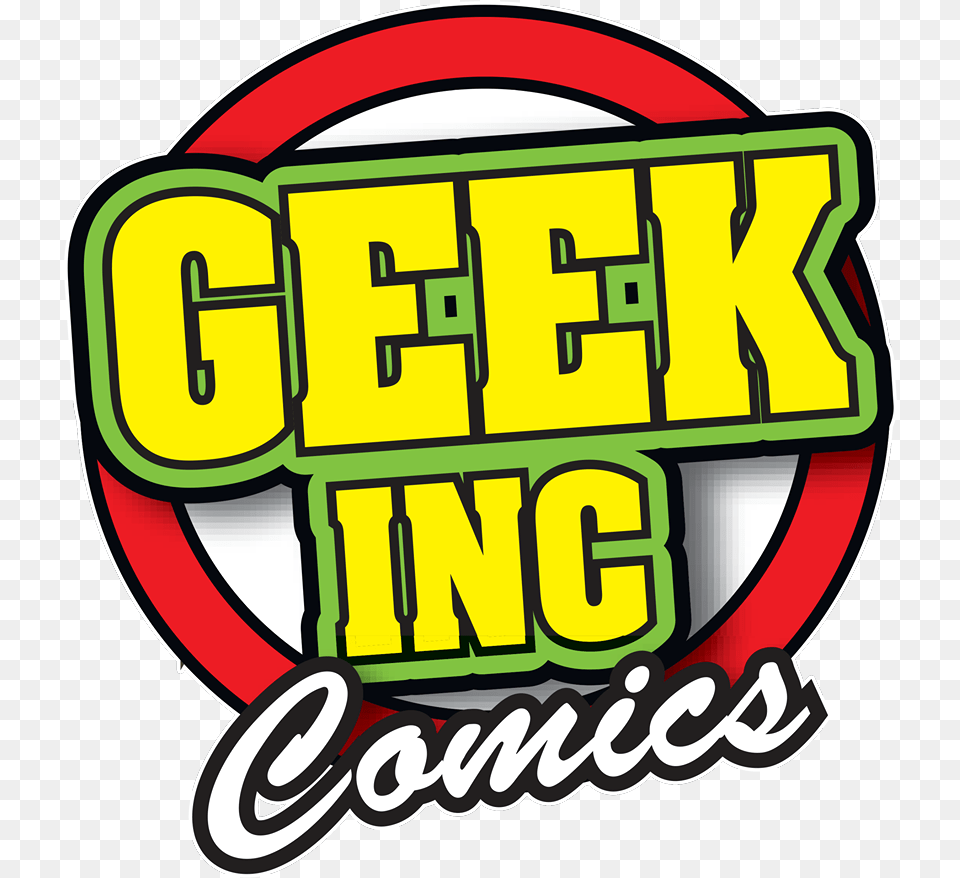 Welcome To Geek Inc Comics Transparent Comic Book Logo, Gas Pump, Machine, Pump Free Png