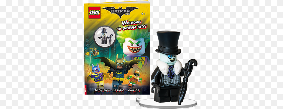 Welcome To Gotham City Lego Batman Movie Penguin, Robot, Baby, Person Free Png Download