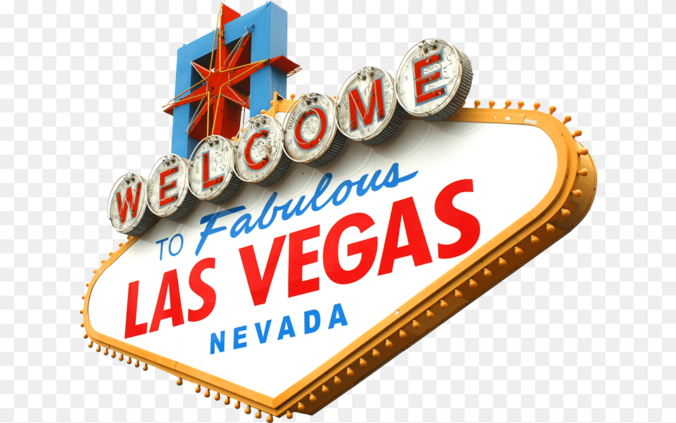 Welcome To Las Vegas Sign, Logo, Machine, Symbol, Wheel Free Transparent Png