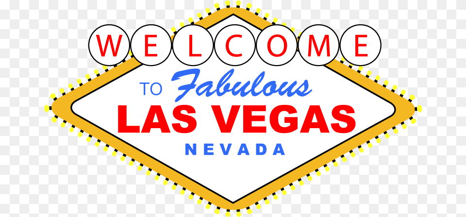 Welcome To Las Vegas Welcome To Fabulous Las Vegas, Text, Symbol, First Aid Png