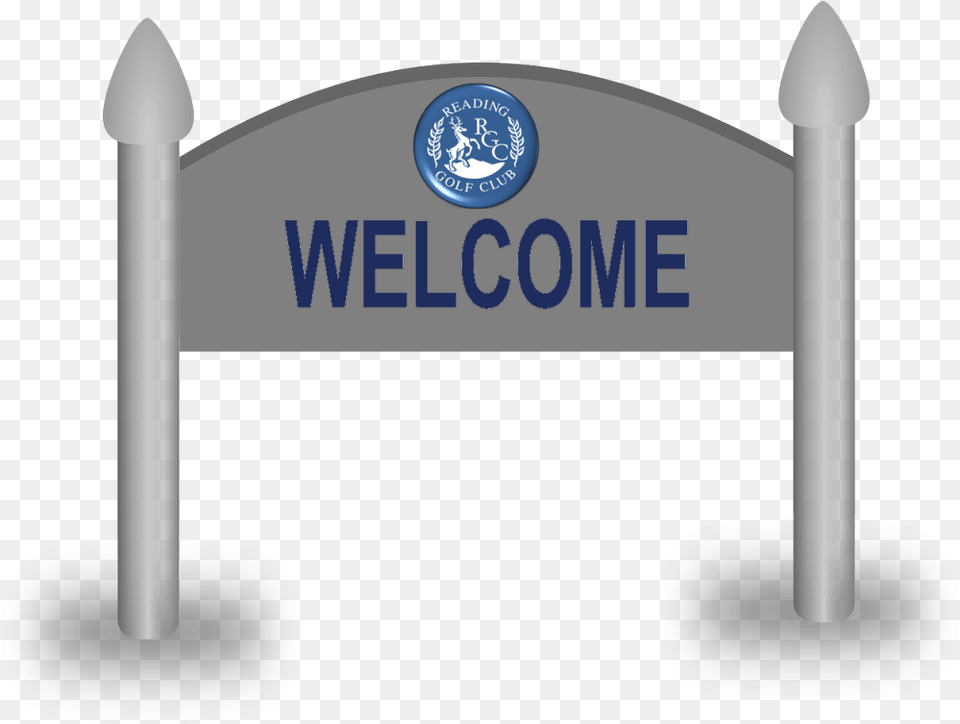 Welcome To Reading Golf Club Clip Art, Logo, Fence Png