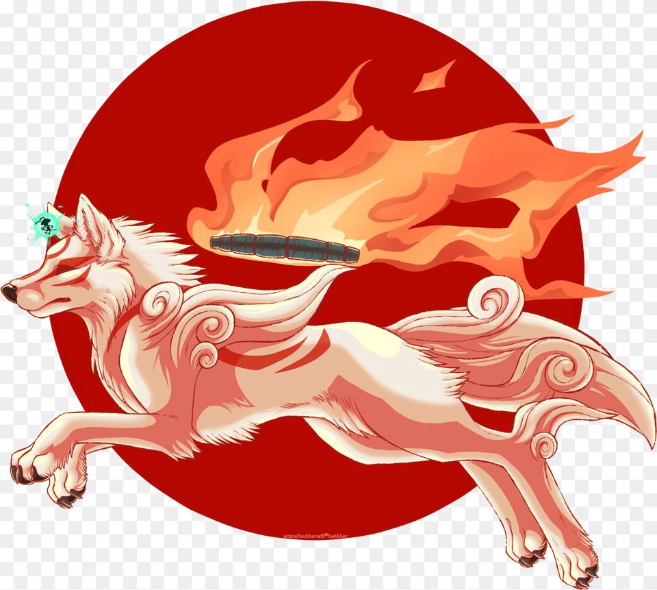 Welcome To Reddit Okami Transparent, Animal, Mammal, Wolf, Person Free Png Download