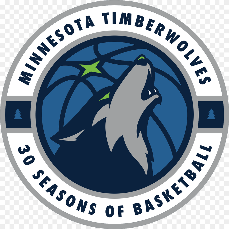 Welcome To The 30th Season Of Timberwolves Basketball Los Angeles Clippers Vs Minnesota Timberwolves, Logo, Disk, Animal, Sea Life Free Transparent Png