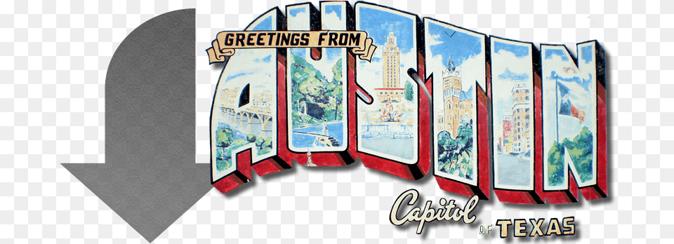 Welcome To The City Of Austin Texas We At Austin Greetings From Austin Rectangle Magnet, Book, Comics, Publication, Art Free Transparent Png
