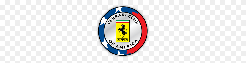 Welcome To The Ferrari Club Of America, Emblem, Logo, Symbol, Badge Free Png Download