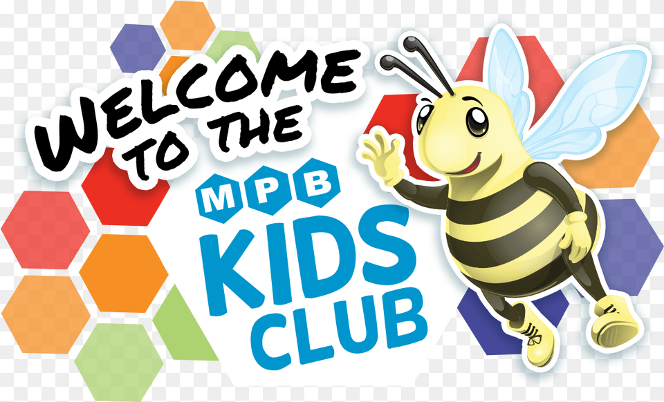 Welcome To The Mpb Kids Club Clip Art, Animal, Bee, Honey Bee, Insect Free Png Download