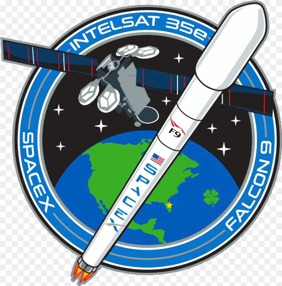 Welcome To The Rspacex Intelsat Falcon 9 Clipart Full Spacex Intelsat 35e, Astronomy, Outer Space Png Image