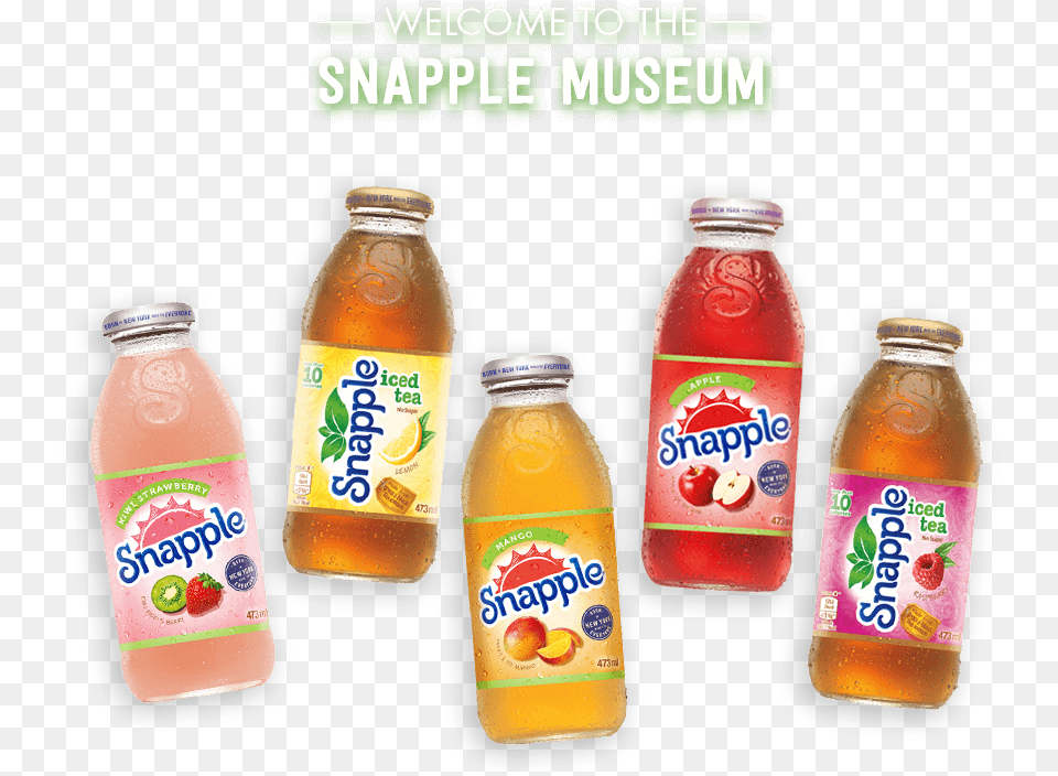 Welcome To The Snapple Museum Original Snapple, Beverage, Juice, Alcohol, Beer Free Png