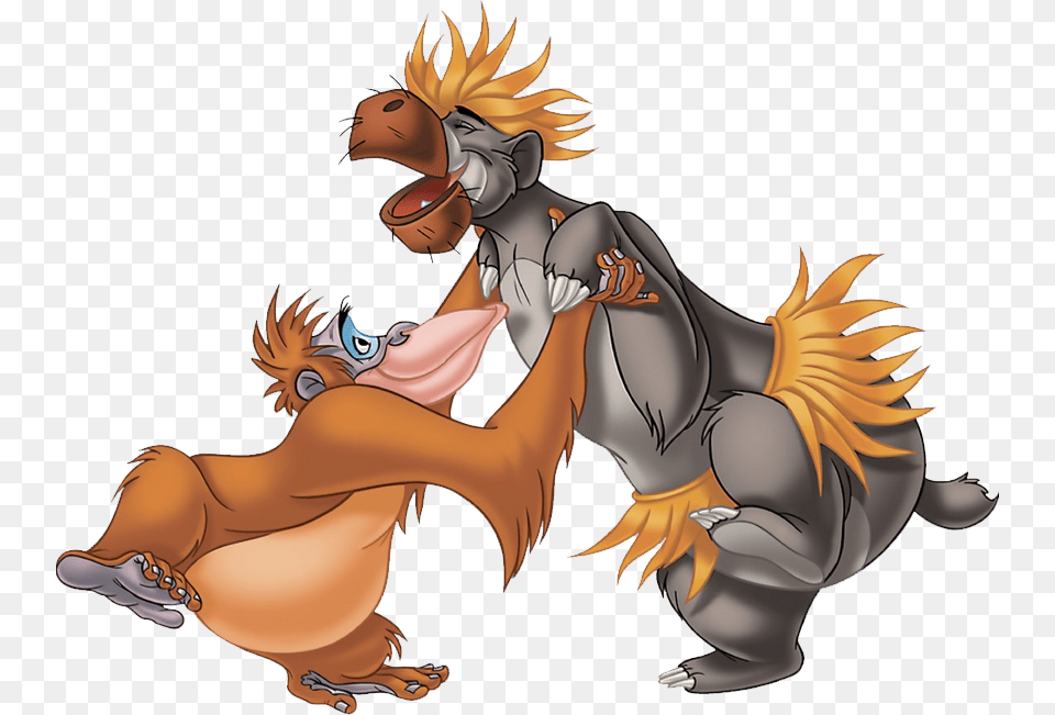 Welcome To The Wiki Jungle Book Baloo And King Louie, Baby, Person, Comics, Publication Png Image
