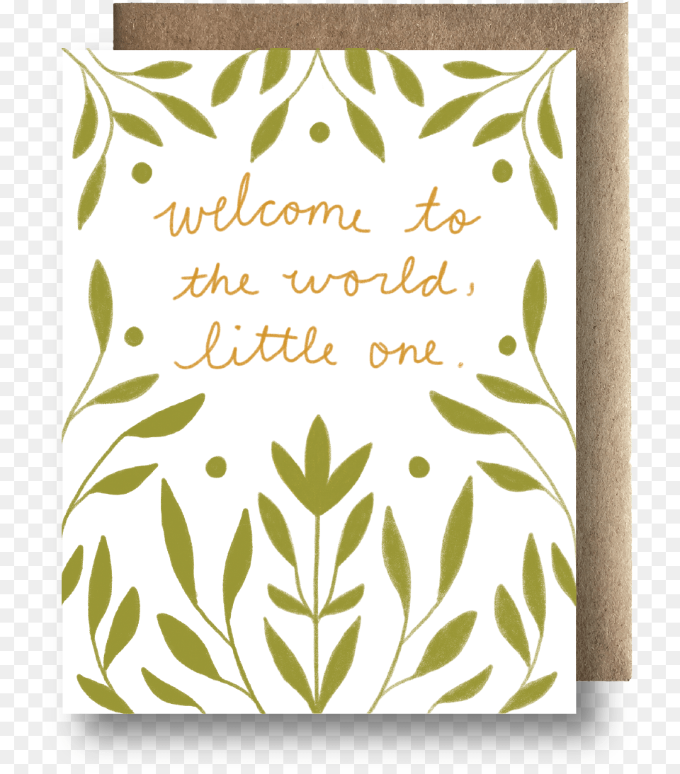 Welcome To The World Display Photo, Envelope, Greeting Card, Mail, Plant Free Png Download