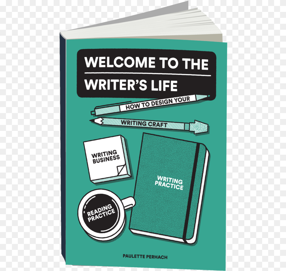 Welcome To The Writer S Life 3d Render Transparant Welcome To The Writer39s Life, Book, Publication, Advertisement, Poster Png