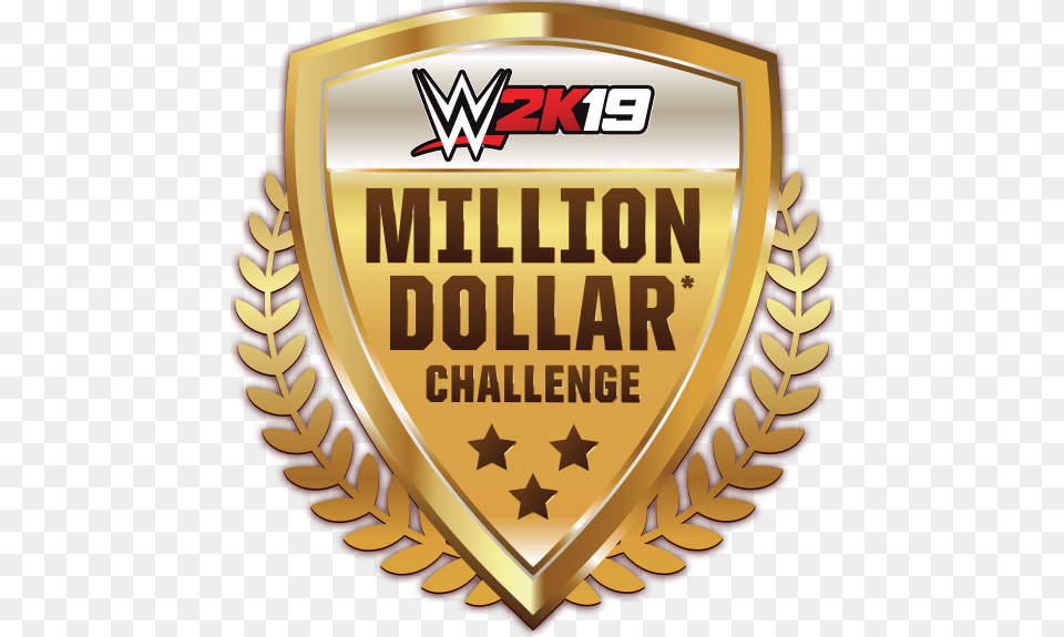 Welcome To The Wwe 2k19 Wwe 2k19 Million Dollar Challenge, Badge, Logo, Symbol, Emblem Png Image