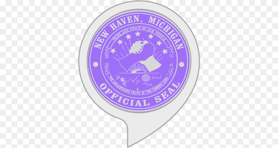 Welcome To Village Of New Haven Mi Erp System Diagram, Badge, Logo, Symbol, Disk Free Png