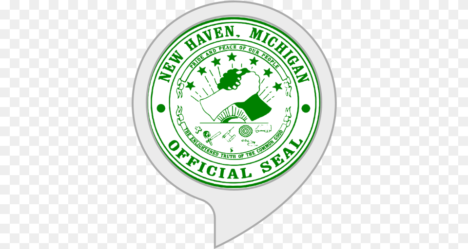 Welcome To Village Of New Haven Mi Language, Badge, Logo, Symbol, Disk Free Transparent Png