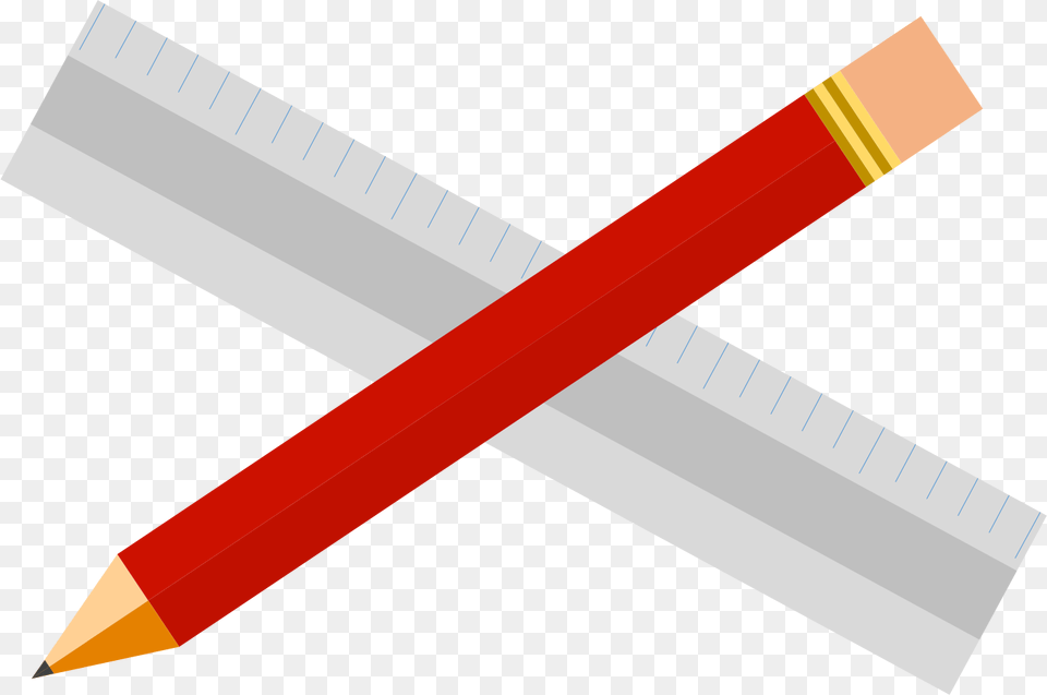 Welcome Underline With Pencil And Ruler, Blade, Dagger, Knife, Weapon Png