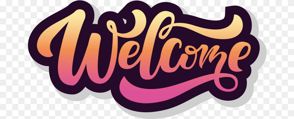 Welcome Welcome Logo Design, Text, Calligraphy, Handwriting, Dynamite Free Transparent Png
