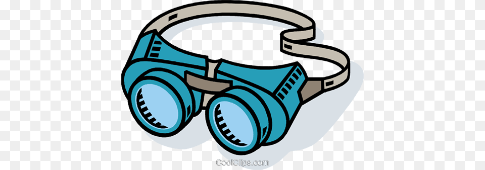 Welders Goggles Royalty Free Vector Clip Art Illustration, Accessories, Device, Grass, Lawn Png