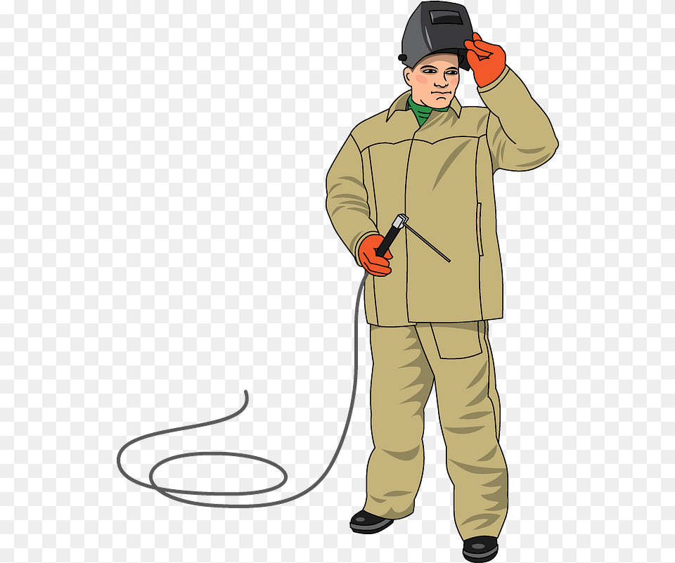 Welding Clipart Workwear, Adult, Male, Man, Person Png Image
