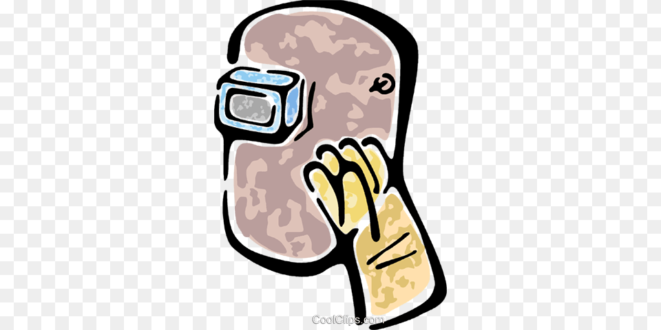 Welding Mask And Gloves Royalty Vector Clip Art Illustration, Body Part, Hand, Person, Electronics Free Transparent Png