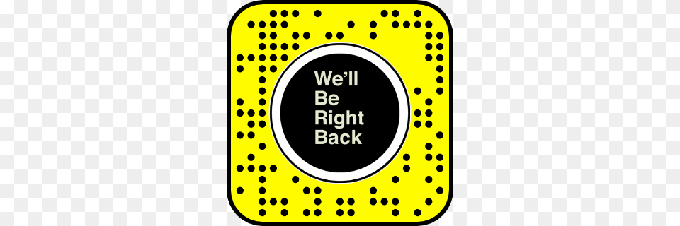 Well Be Right Back With Freeze Frame Snaplenses, Pattern, Bus Stop, Outdoors, Home Decor Free Png Download