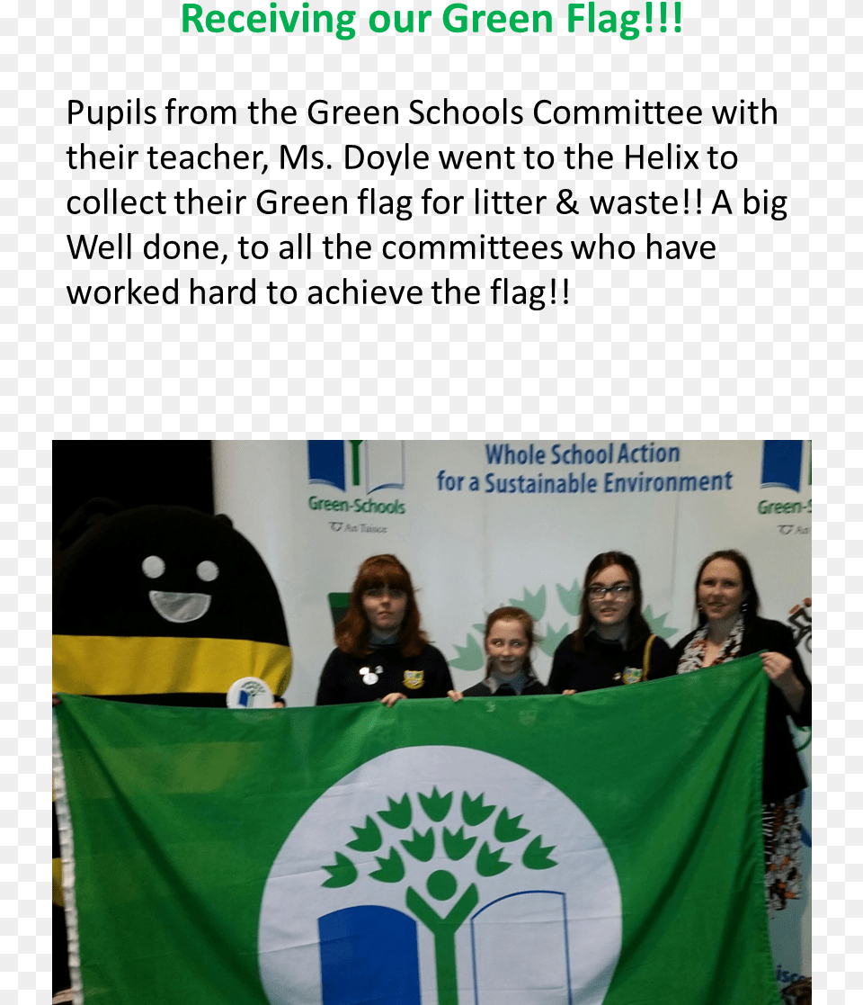 Well Done Green Team Eco Schools, Adult, Female, Person, Woman Png Image