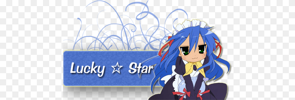 Well I Decided To Download Lucky Star Ova Because Lucky Star Cushion Cover Konata, Book, Comics, Publication, Baby Png Image