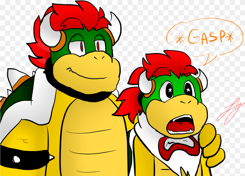 Well Ithink Bowser Gave Jr A Present Bowser Jr Likes Bowser X Bowser Jr, Baby, Person, Book, Comics Png
