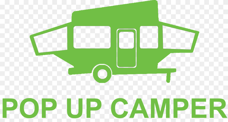 Well Known Pop Up Camper Clip Art, Green, Transportation, Vehicle Png Image