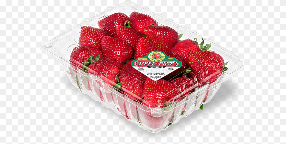 Well Pict Strawberries Organic, Berry, Produce, Plant, Fruit Png