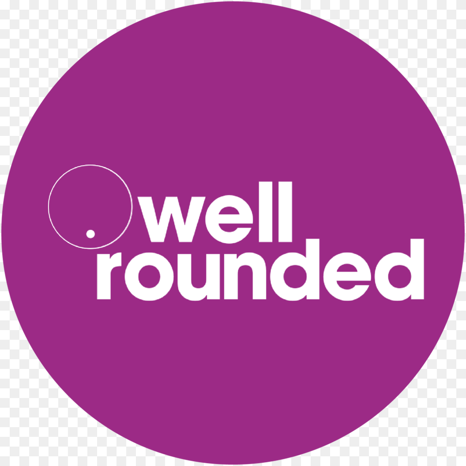 Well Rounded Circle, Purple, Logo, Disk, Sticker Png Image