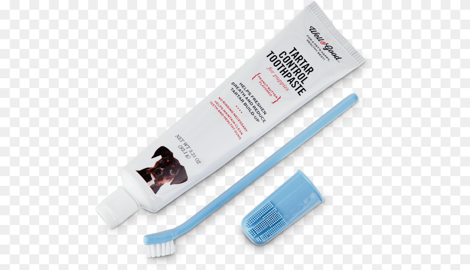 Well U0026 Good Puppy Dental Health Kit 325 Oz Toothbrush, Toothpaste, Animal, Bottle, Canine Png