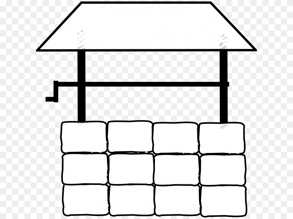 Well Wishing Bricks Roof Crank Handle Architecture Monochrome, Text, Indoors, Chair, Furniture Free Transparent Png