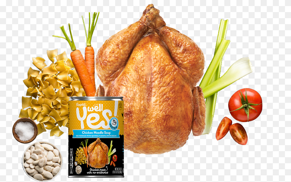 Well Yes Chicken Noodle Soup, Food, Meal, Lunch, Roast Free Transparent Png