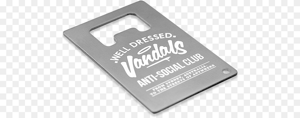 Welldressedvandals Antisocialclub Bottleopener 02 Blk Memory Card, Electronics, Mobile Phone, Phone Free Png Download