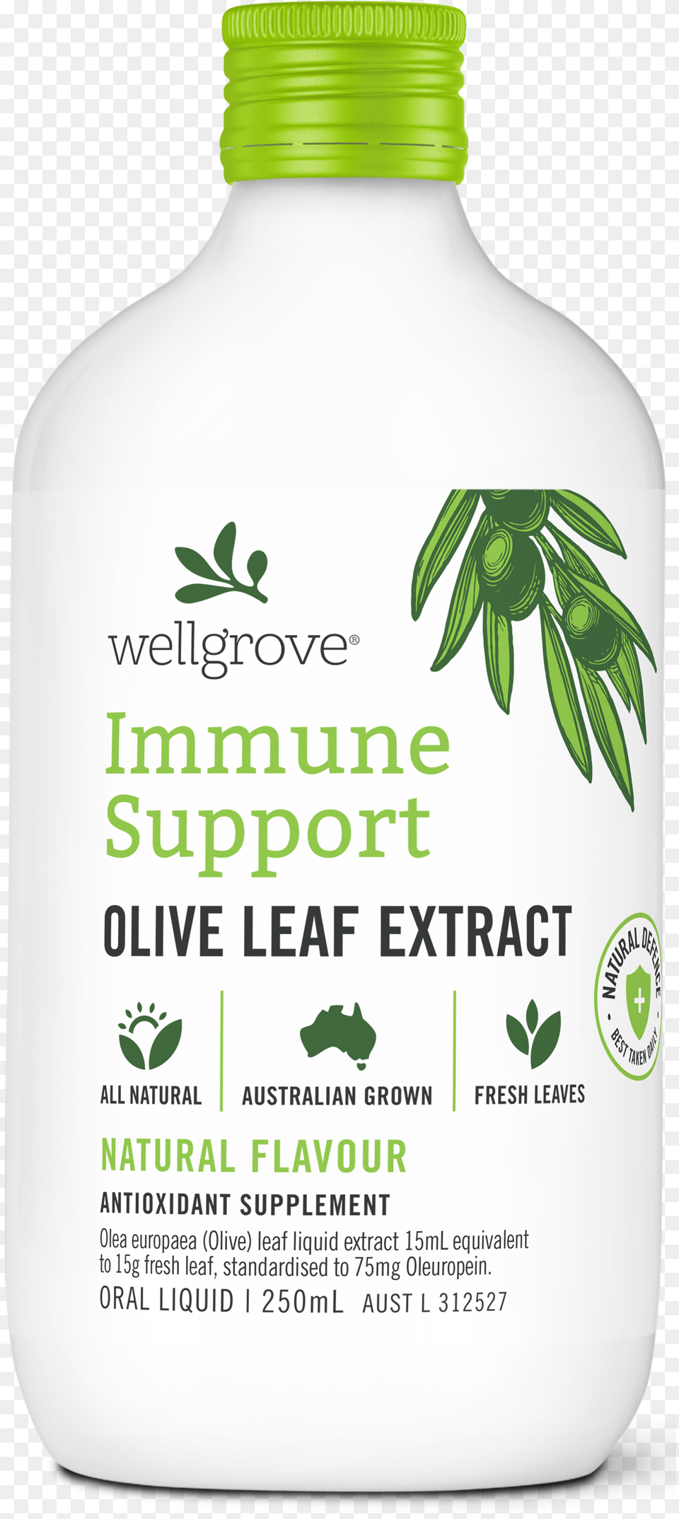 Wellgrove Immune Support Olive Leaf Extract, Herbal, Herbs, Plant, Bottle Free Png Download