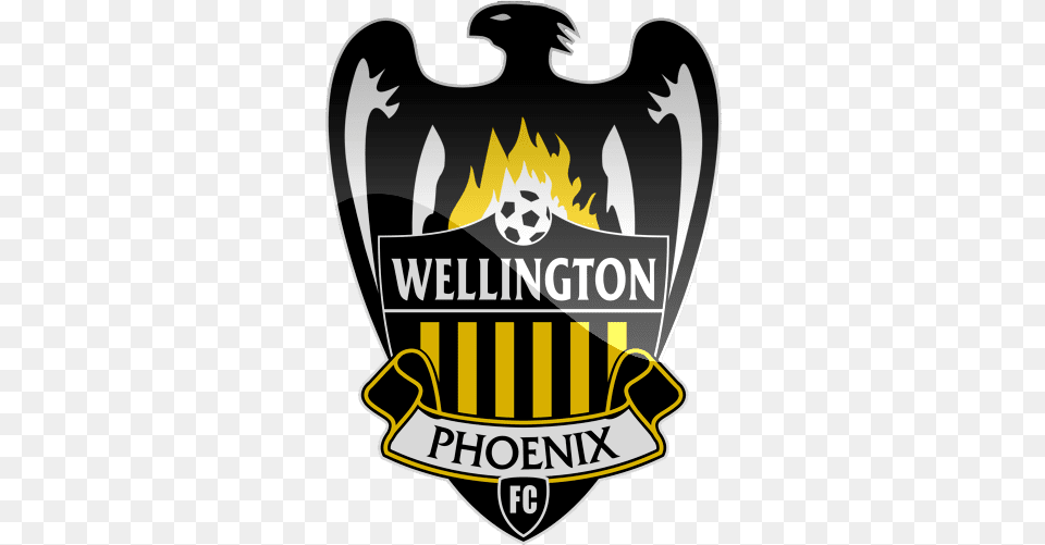 Wellington Wellington Phoenix Logo, Badge, Symbol, Emblem, Dynamite Png Image